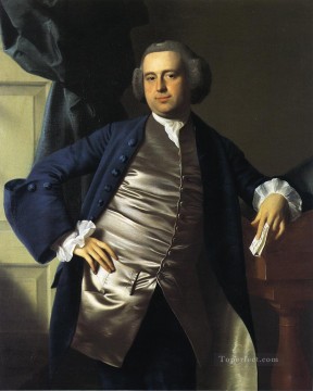 ジョン・シングルトン・コプリー Painting - モーゼス・ギル植民地時代のニューイングランドの肖像画 ジョン・シングルトン・コプリー